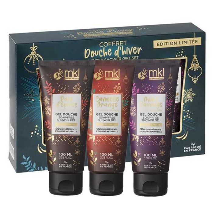 MKL Coffret Douche d'Hiver Edition limitée 3 x 100 ml