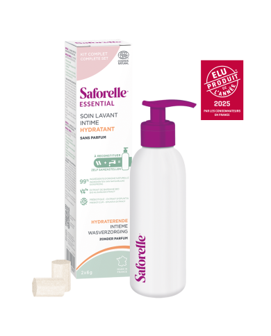 SAFORELLE Soin Lavant Intime Hydratant Kit de Démarrage