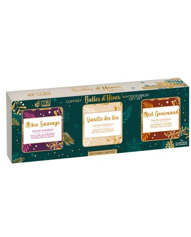 MKL Coffret Bulles d'Hiver 3 savons édition limitée