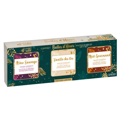 MKL Coffret Bulles d'Hiver 3 savons édition limitée