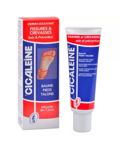 CICALEINE Baume Fissures et crevasses Pieds - talons Tube de 50ml