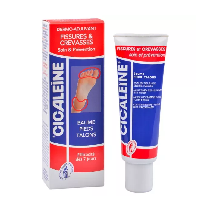CICALEINE Baume Fissures et crevasses Pieds - talons Tube de 50ml