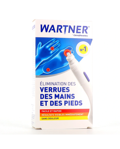 WARTNER by CRYOPHARMA Stylet traite les verrues mains et pieds