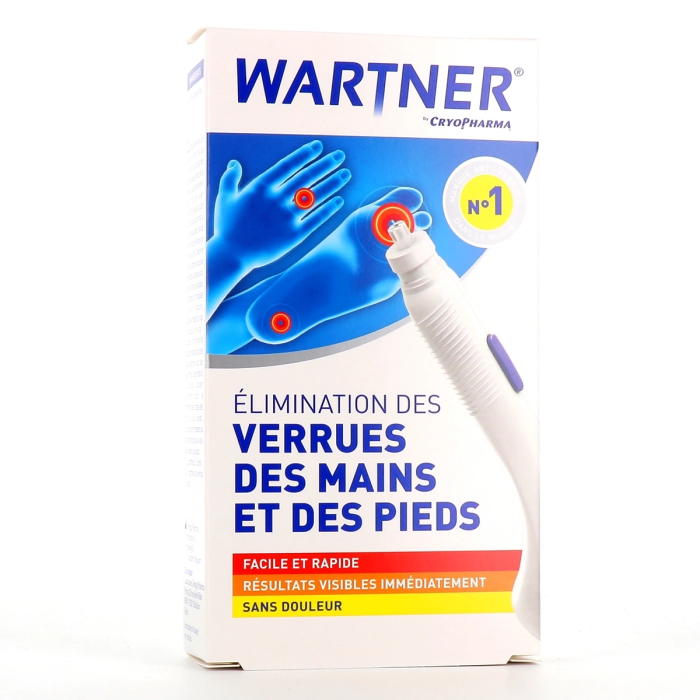 WARTNER by CRYOPHARMA Stylet traite les verrues mains et pieds