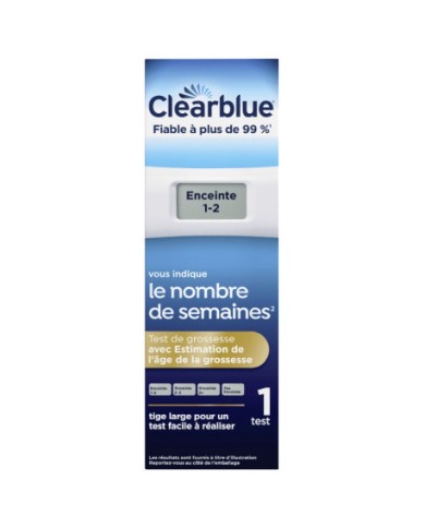 CLEARBLUE  Test de grossesse avec estimation de l'âge de la grossesse