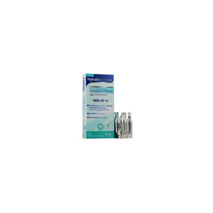 HYDRALIN Balance Vaginose bactérienne Boite de 7 Ovules vaginal