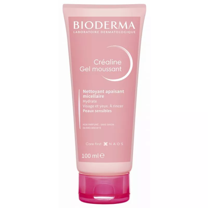 BIODERMA Créaline Gel Moussant NETTOYANT APAISANT Flacon de 100 ml