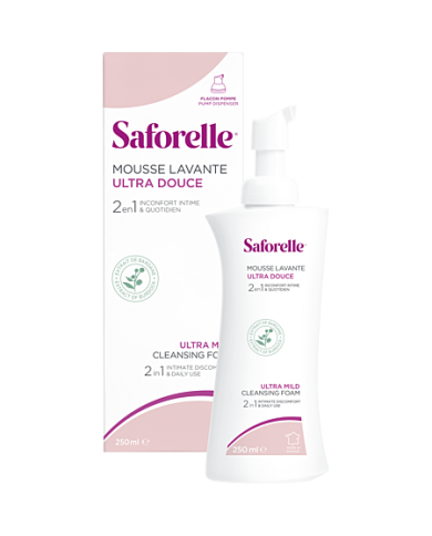 SAFORELLE Mousse lavante ultra douce Flacon de 250ml