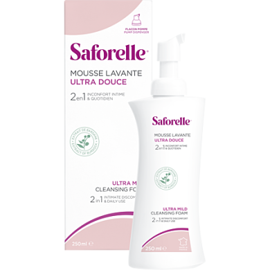 SAFORELLE Mousse lavante ultra douce Flacon de 250ml