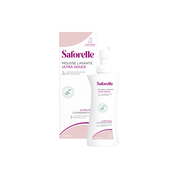 SAFORELLE Mousse lavante ultra douce Flacon de 250ml