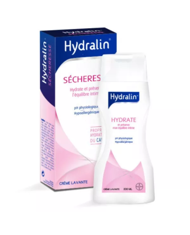HYDRALIN SECHERESSE Crème lavante spécial sécheresse Flacon de 200 ml