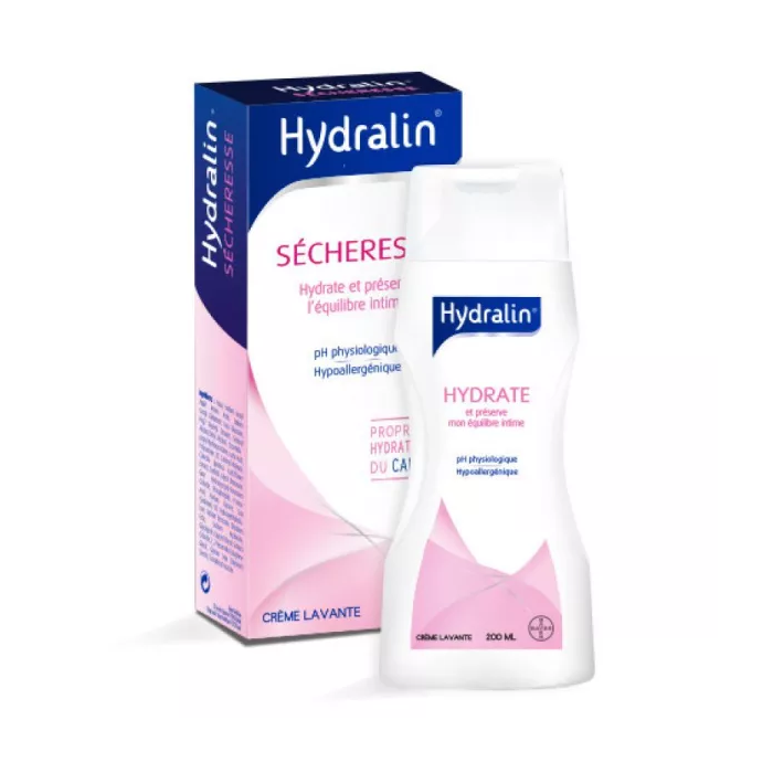 HYDRALIN SECHERESSE Crème lavante spécial sécheresse Flacon de 200 ml