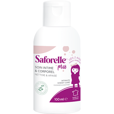 SAFORELLE MISS Soin Intime et Corporel Hypoallergénique Flacon de 100 ml