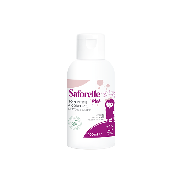 SAFORELLE MISS Soin Intime et Corporel Hypoallergénique Flacon de 100 ml
