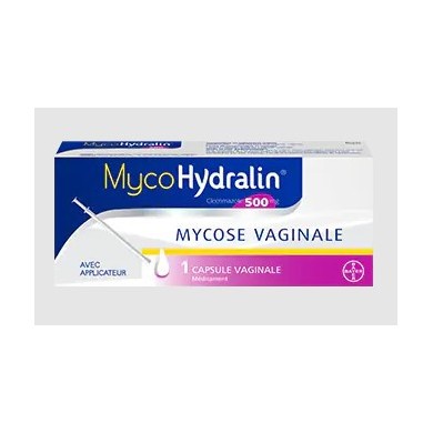 MYCOHYDRALIN Comprimé vaginal pour mycose Boite de 1