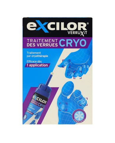 Excilor Verruxit traitement des verrues cryothérapie Flacon de 50ml