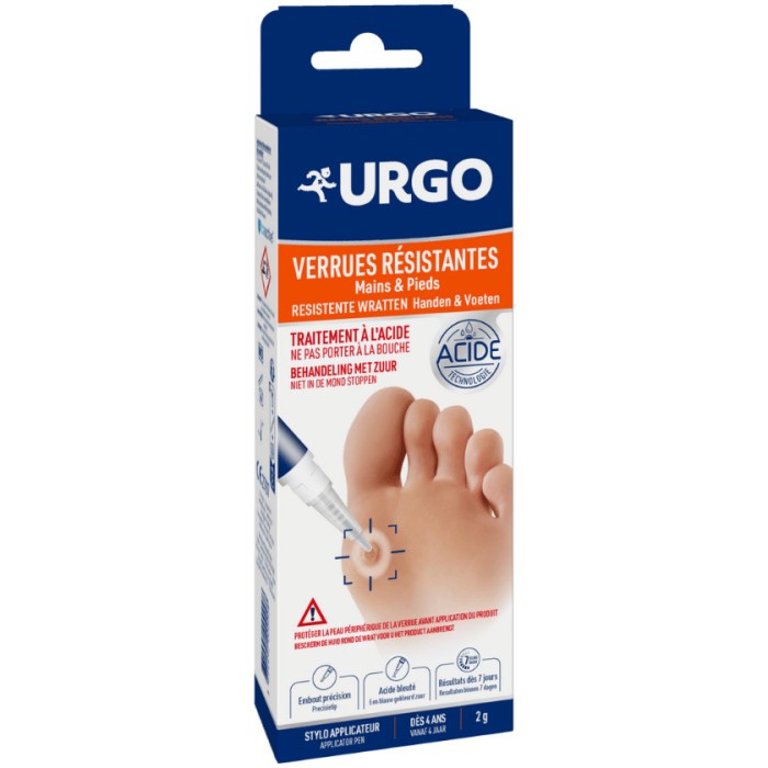 URGO Verrues persistantes Stylo applicateur de 2 grammes