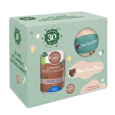 Gifrer Coffret Liniment Oléo-Calcaire + Balle Sensorielle