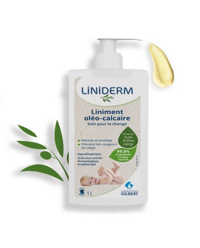 GILBERT Liniderm Liniment Oleo-Calcaire BIO Flacon de 1 litre
