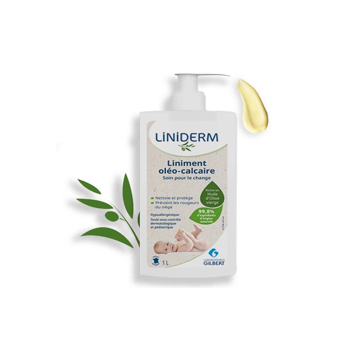GILBERT Liniderm Liniment Oleo-Calcaire BIO Flacon de 1 litre