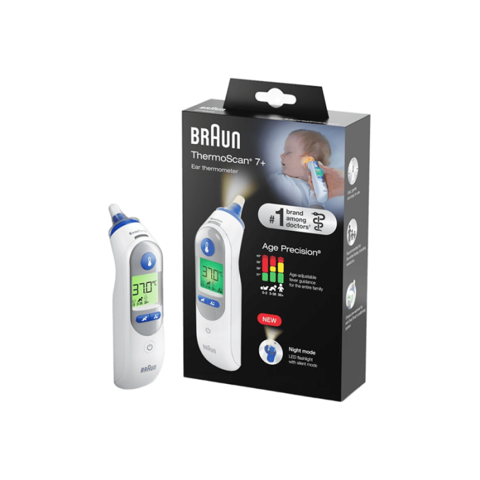 BRAUN ThermoScan 7+ Thermomètre auriculaire
