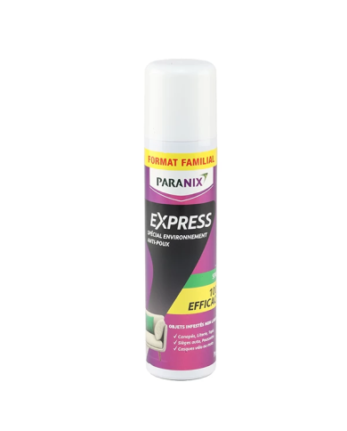 PARANIX EXTRA FORT Spray de 150 ml anti poux spécial environnement