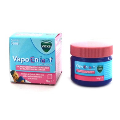 VICKS VAPOENFANT Baume de Massage Enfants Pot de 50 grammes