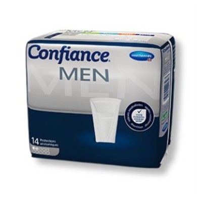 CONFIANCE MEN PROTECTIONS ABSORBANTES 2 GOUTTES Sachet de 14