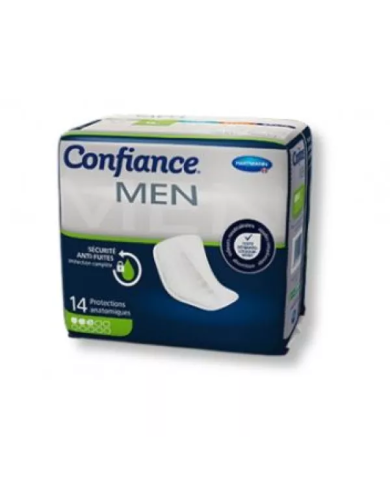 CONFIANCE MEN PROTECTIONS ABSORBANTES 3 GOUTTES Sachet de 14
