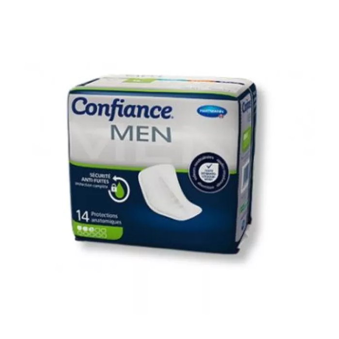 CONFIANCE MEN PROTECTIONS ABSORBANTES 3 GOUTTES Sachet de 14