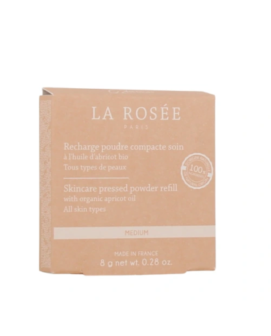 La Rosée Poudre Compacte Soin Recharge de 8 grammes teinte médium