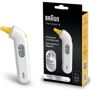 BRAUN ThermoScan 3  Thermomètre auriculaire IRT 3030