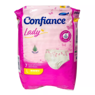 CONFIANCE LADY Boite de 7 sous vêtements LARGE 5 gouttes