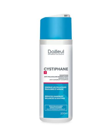 Cystiphane Shampoing Anti-Pelliculaire Normalisant S Flacon de 200 ml