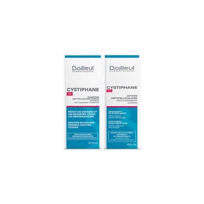 Cystiphane Coffret DS ANti Pelliculaire Shampoing + Lotion - 200ml+100ml