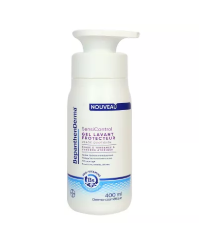 BepanthenDerma SensiControl Gel Lavant Protecteur Flacon pompe de 400ml