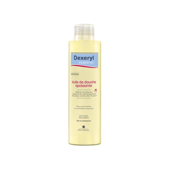 Dexeryl Huile de douche apaisante Flacon de 200 ml