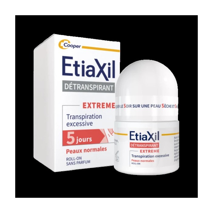 ETIAXIL AISSELLES Détranspirant EXTREME pour Peaux Normales Bille de 15ml
