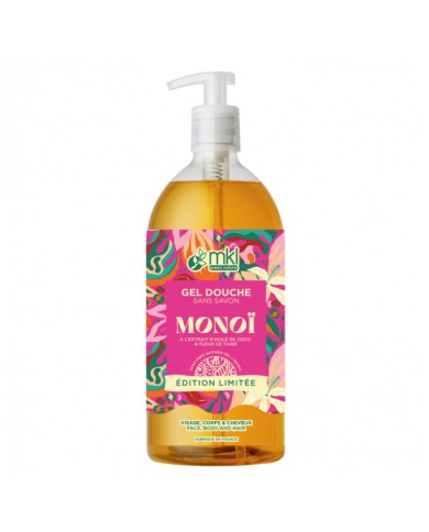 MKL Green Nature Gel Douche Surgras Monoï Flacon pompe de 1Litre