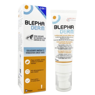 BLEPHADERM CRÈME APAISANTE PAUPIÈRES & CONTOUR DES YEUX Tube de40ML