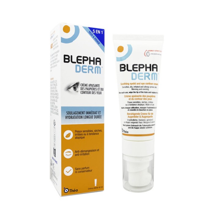 BLEPHADERM CRÈME APAISANTE PAUPIÈRES & CONTOUR DES YEUX Tube de40ML