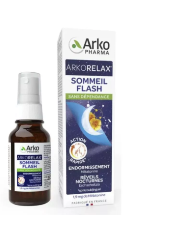 ARKORELAX SOMMEIL FLASH Spray sublingual de 20 ml