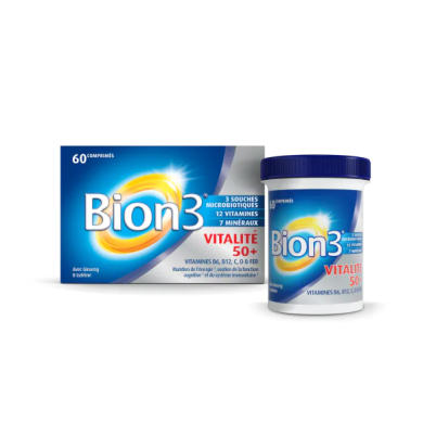 BION 3 VITALITE 50+ Boite de 60 gélules