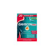 Gaviscon Pro Menthe Sans Sucre Boite de 20 sachets