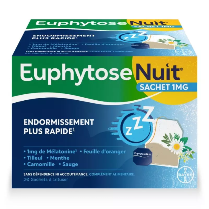 EUPHYTOSE NUIT Boite de 20 sachets à infuser
