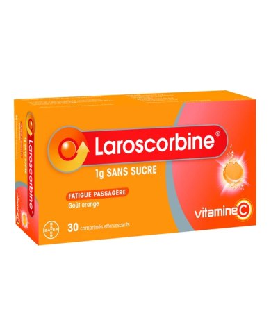 LAROSCORBINE sans sucre 1g Comprimés effervescents  2 Tubes de 15