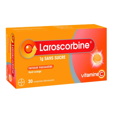 LAROSCORBINE sans sucre 1g Comprimés effervescents  2 Tubes de 15