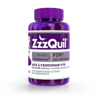 ZZZQUIL Fort sommeil 60 gummies