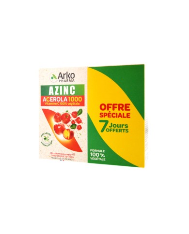 ARKOPHARMA ACEROLA 1000 Comprimé à croquer Lot de 2 Boites de 30