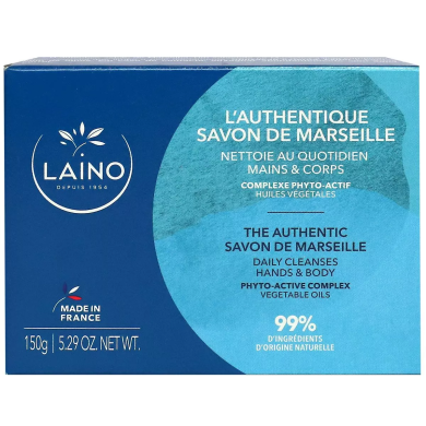 LAINO L'authentique Savon de marseille Pain de 150 grammes